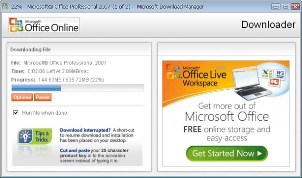 Microsoft office software download 2007